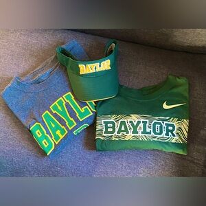 Baylor Bundle T-Shirt, Long Sleeve Dri-fit, & Visor!